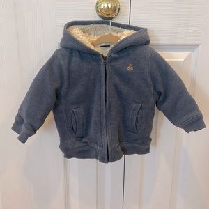 BabyGap Sherpa Zip Hoodie with Bear Ears